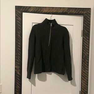 Old Navy Women's Black Ribbed Sweater